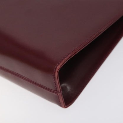 Salvatore Ferragamo Vintage Gancini Chain Shoulder Bag Leather, RED, LEATHER, Shoulder bag