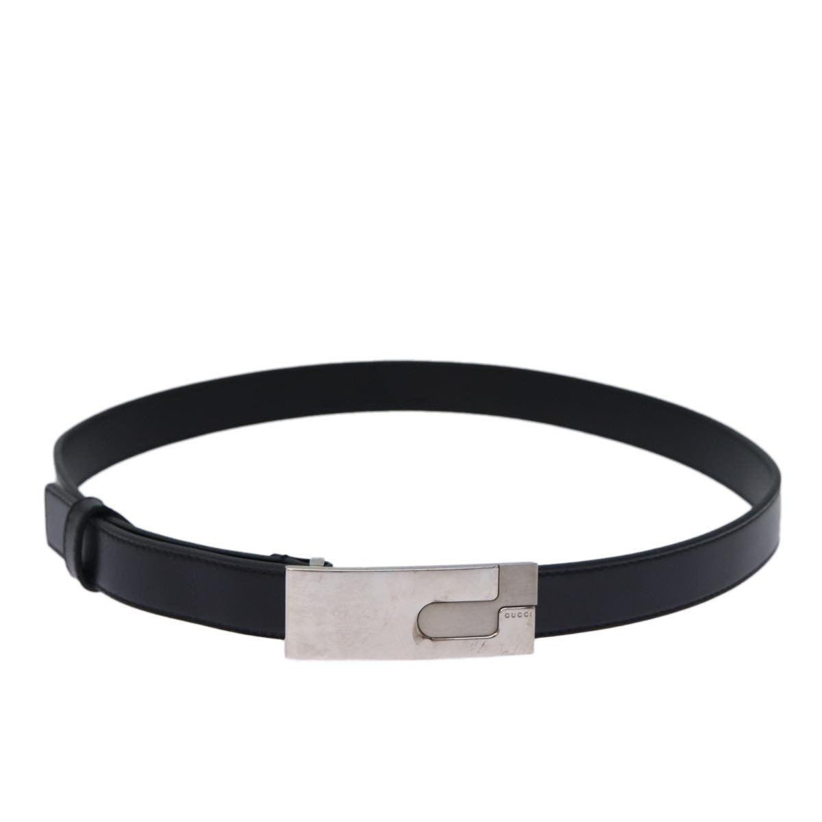 Gucci G Buckle Belt Leather, BLACK, LEATHER, Belts