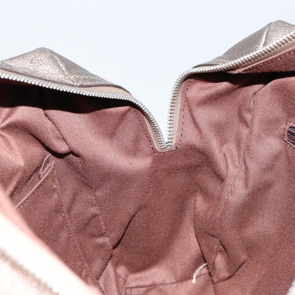 Salvatore Ferragamo Gancini Buckle Shoulder Bag Leather, GOLD, LEATHER, Tote bag