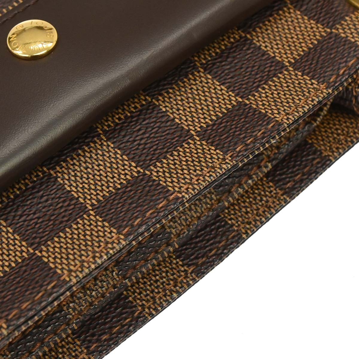 Louis Vuitton Aubagne Bag Damier, Brown, Canvas, Handbag