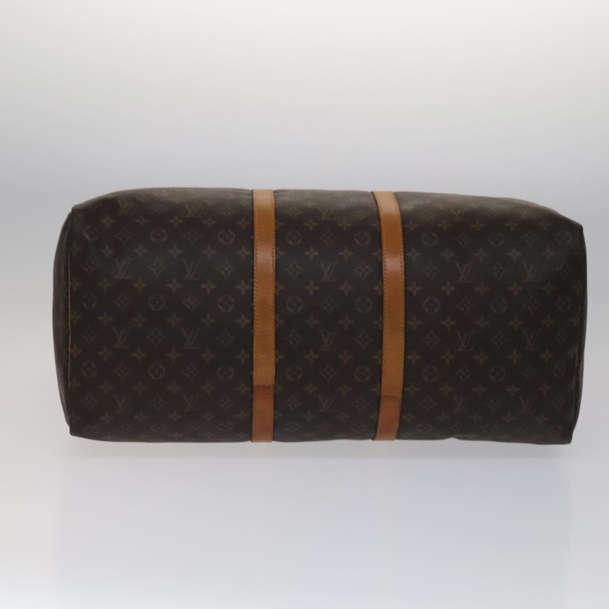 Louis Vuitton Keepall Bag Monogram Canvas, BROWN, CANVAS, Travel bag