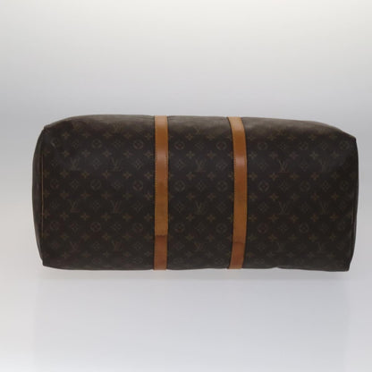 Louis Vuitton Keepall Bag Monogram Canvas, BROWN, CANVAS, Travel bag