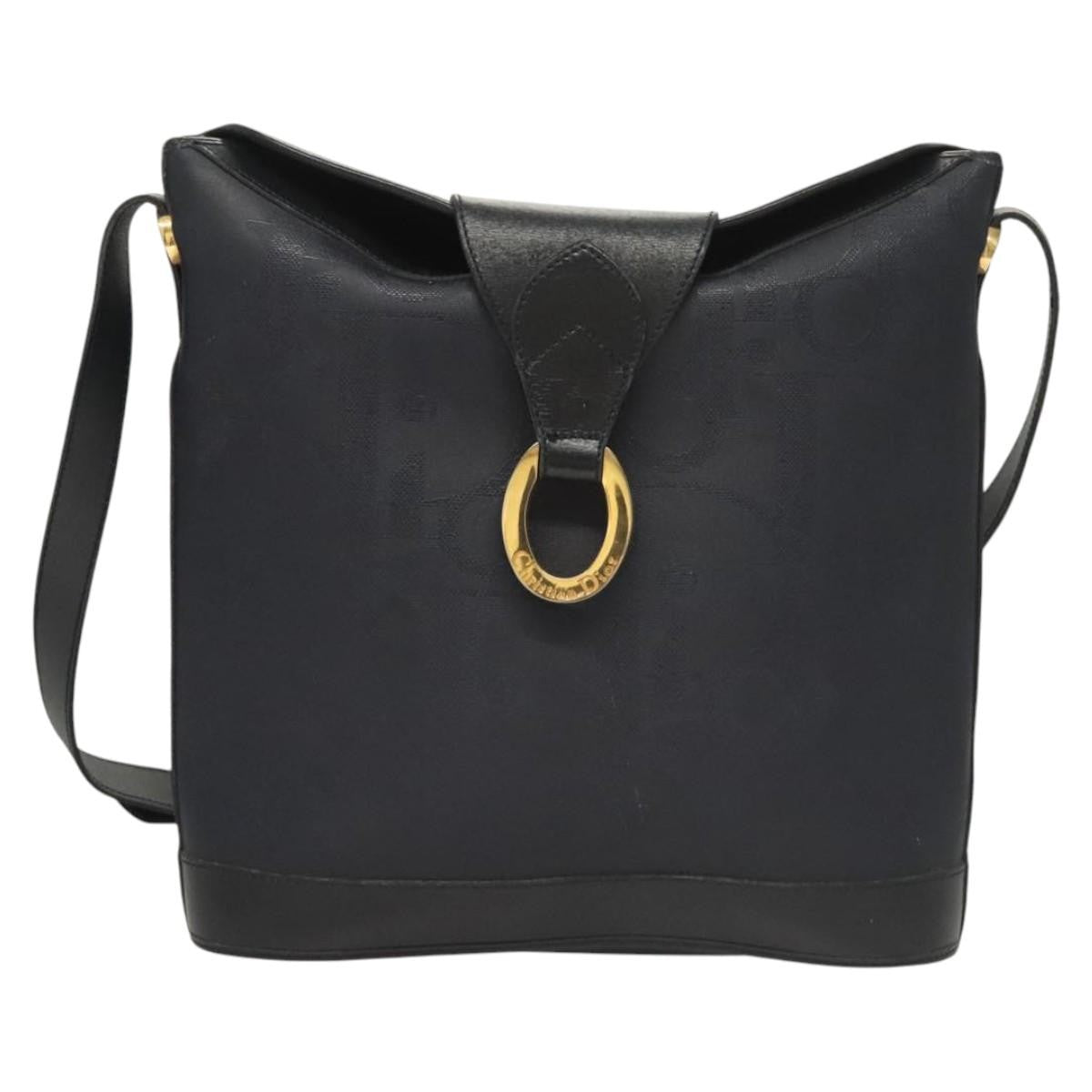 Christian Dior Trotter shoulder bag Canvas, NAVY, CANVAS, Shoulder bag