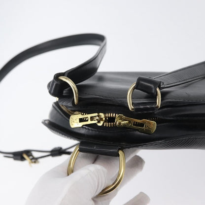 Louis Vuitton Mabillon Backpack Epi Leather, BLACK, LEATHER, Backpack