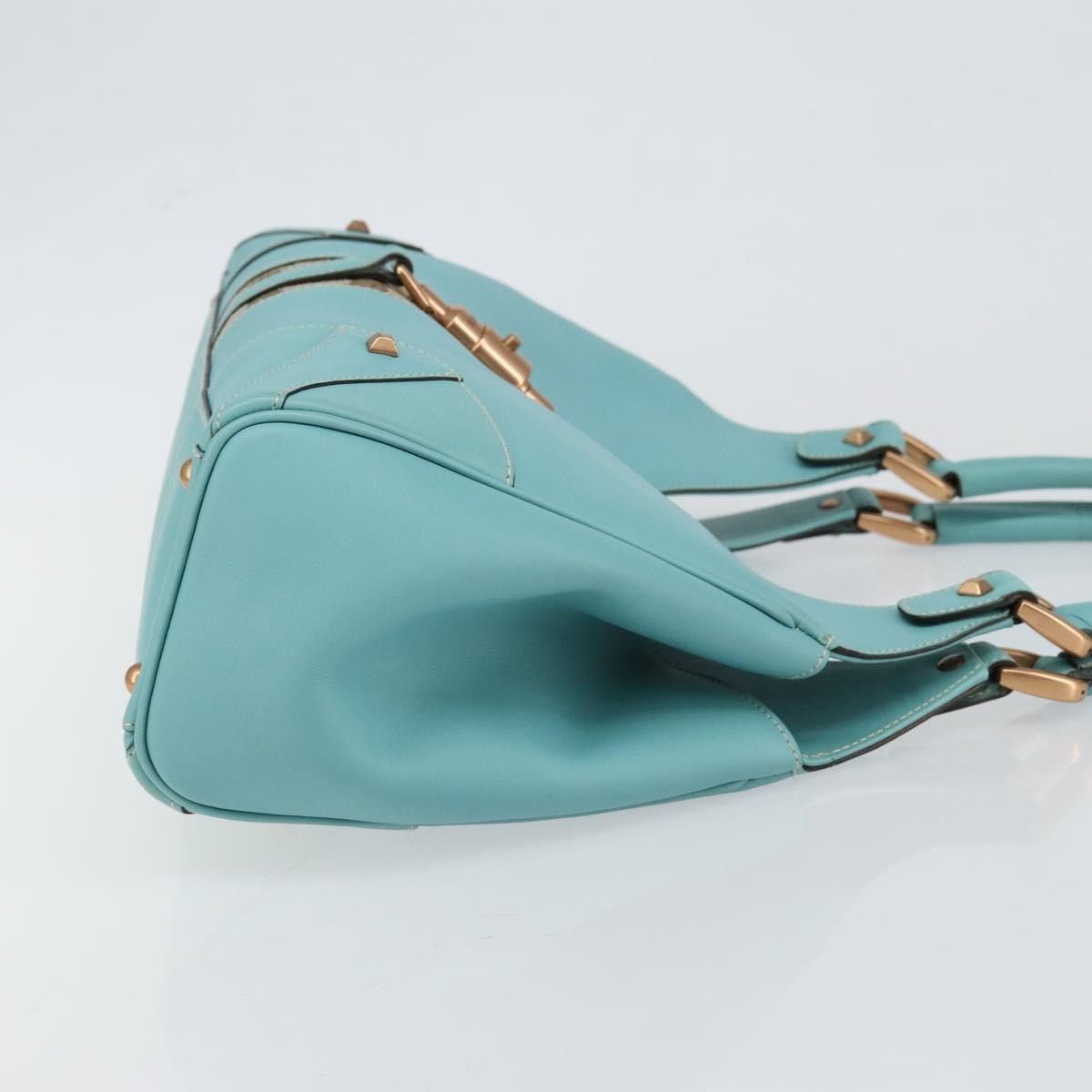 Gucci Joy Bardot Hobo Leather, BLUE, LEATHER, Shoulder bag