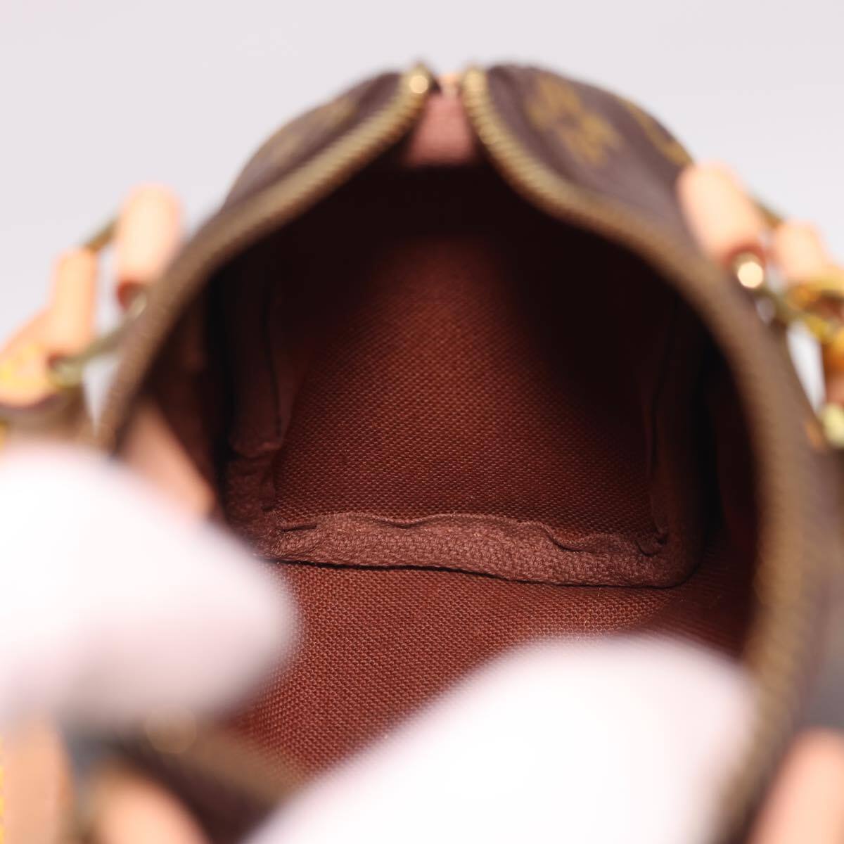 Louis Vuitton Speedy Mini HL Handbag Monogram Canvas, BROWN, CANVAS, Handbag