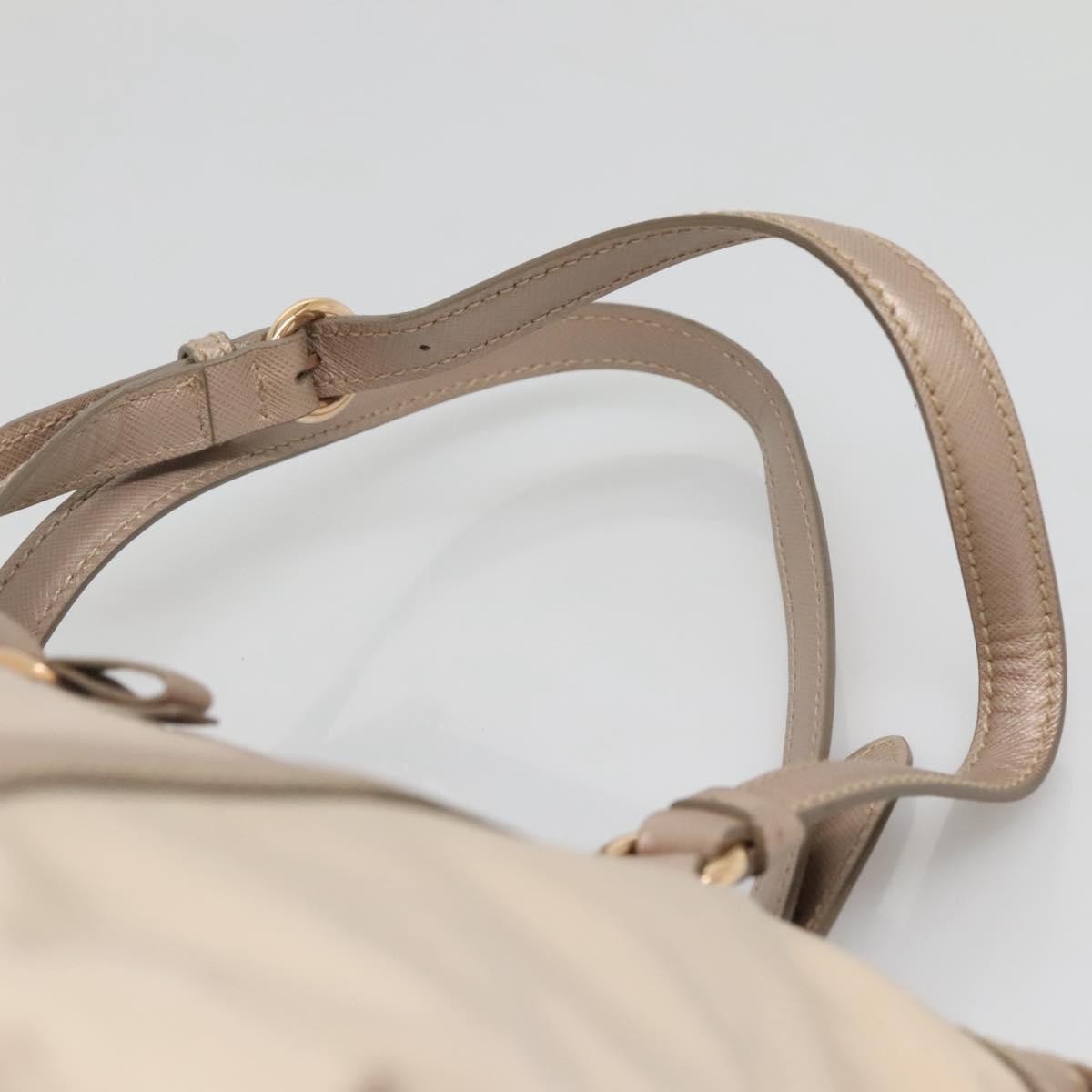 Salvatore Ferragamo Vala Handbag Nylon, Beige, Nylon, Handbag