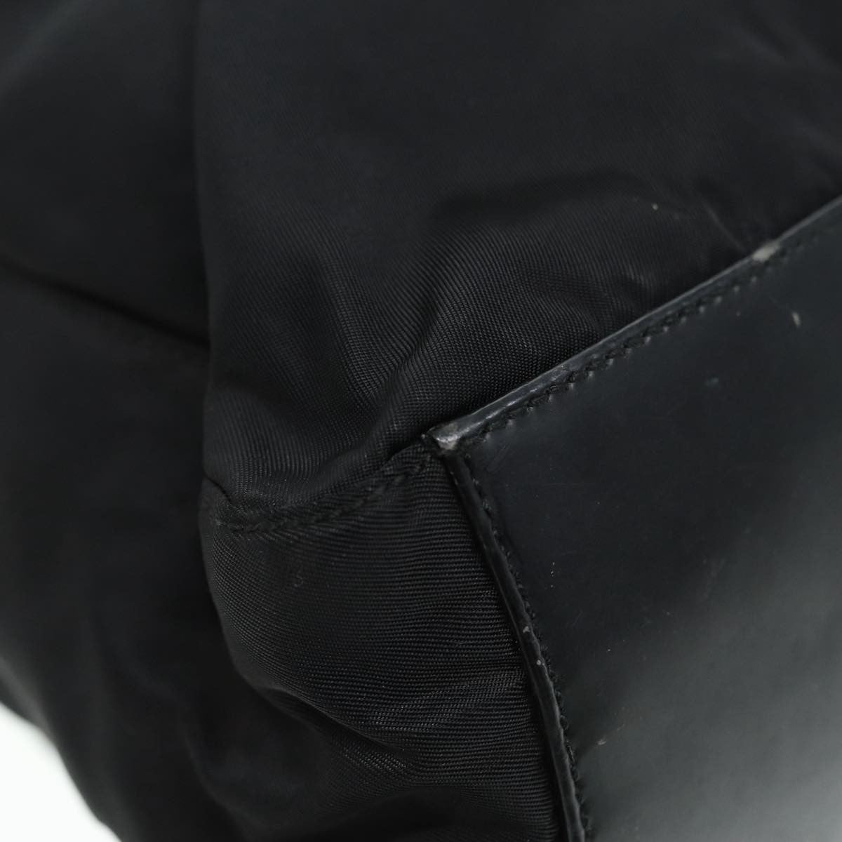 Prada Vintage Shoulder Bag Tessuto, BLACK, NYLON, Shoulder bag