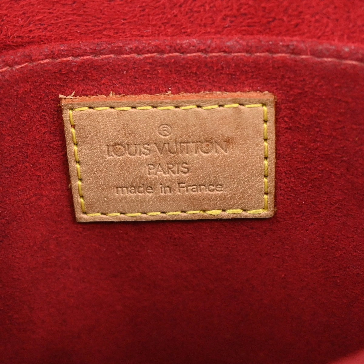 Louis Vuitton Tambourine Handbag Monogram Canvas, BROWN, CANVAS, Crossbody bag