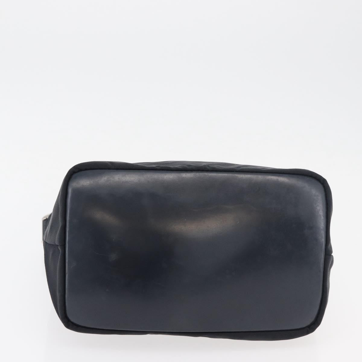 Gucci Vintage Bamboo Hobo Nylon, Navy, Nylon, Shoulder Bag