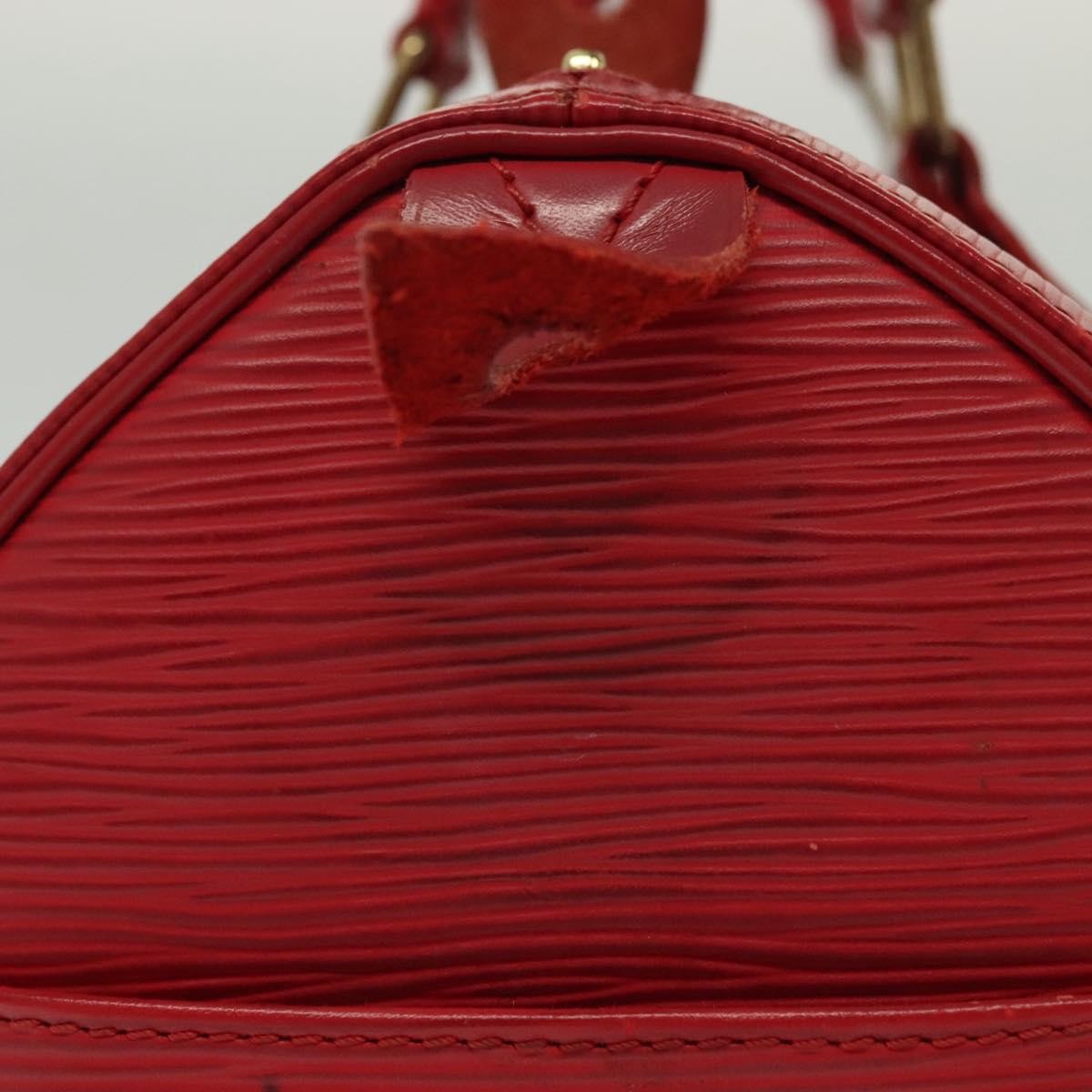 Louis Vuitton Speedy Handbag Epi Leather, RED, LEATHER, Handbag