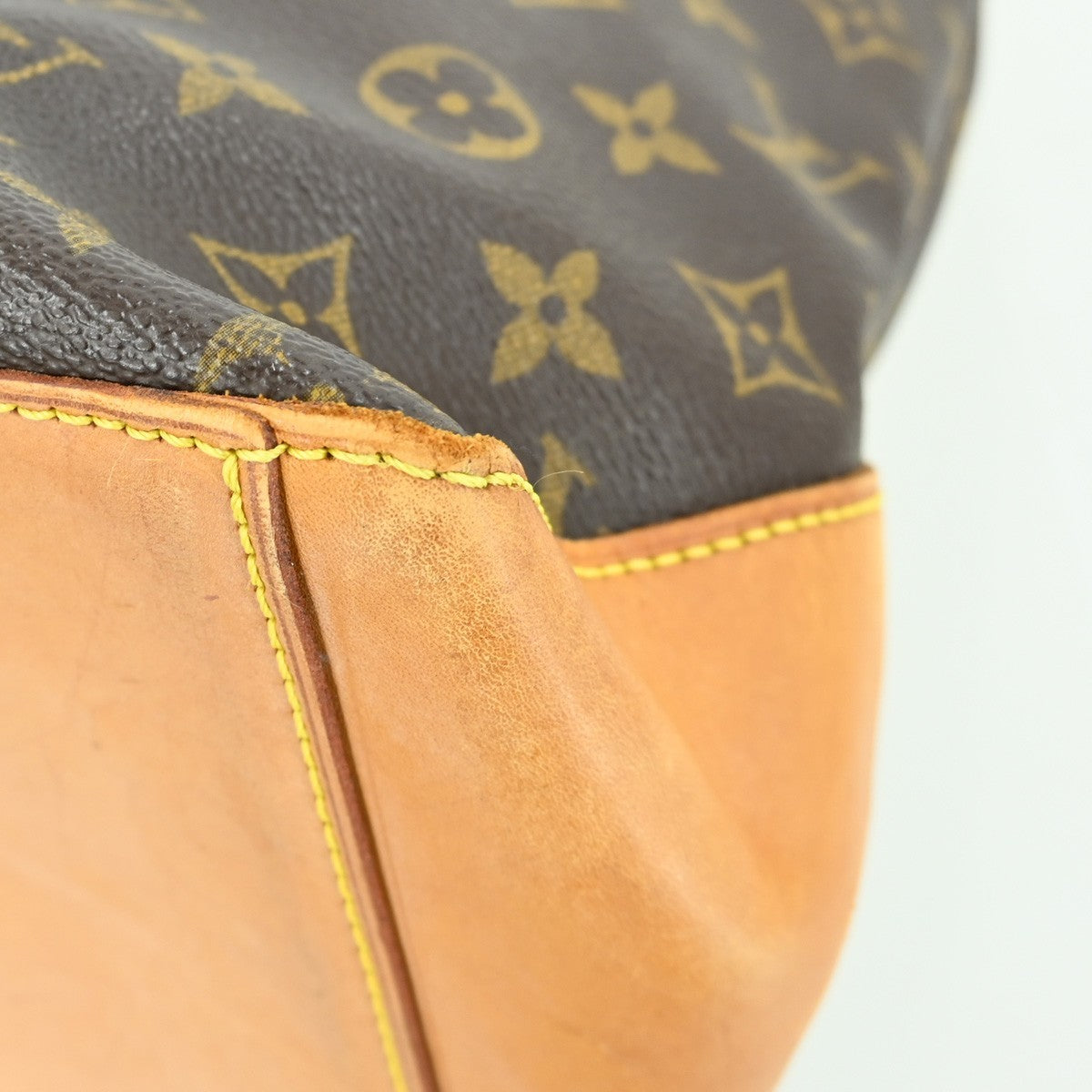 Louis Vuitton Cabas Mezzo Monogram Canvas, BROWN, CANVAS, Tote bag