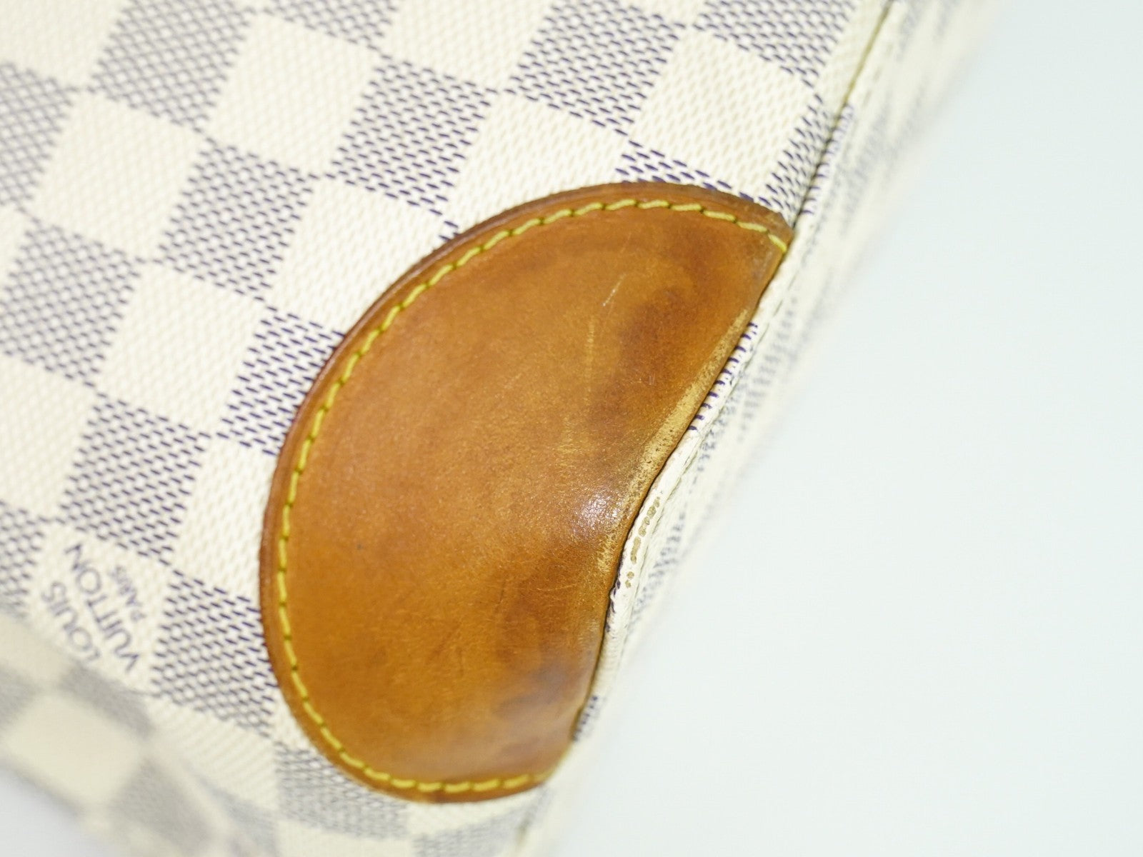 Louis Vuitton Hampstead Handbag Damier, WHITE, CANVAS, Tote bag