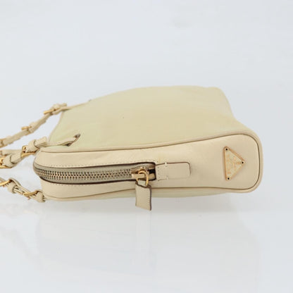Prada Vintage Handbag Tessuto, Beige, Nylon, Handbag