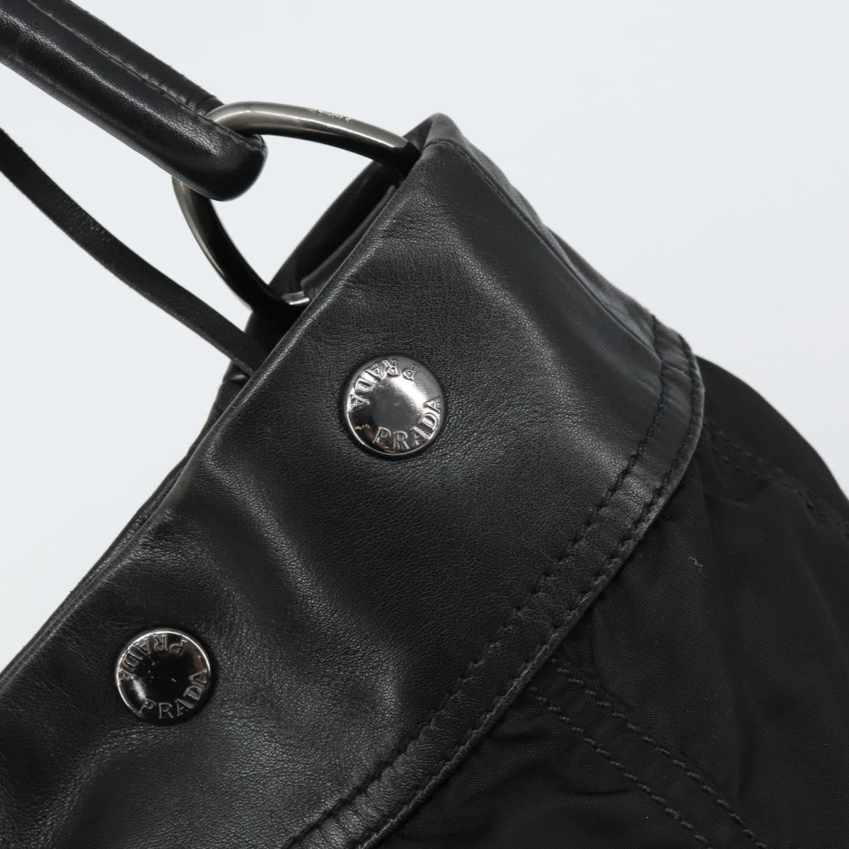 Prada Vintage Shoulder Bag Tessuto, BLACK, NYLON, Shoulder bag