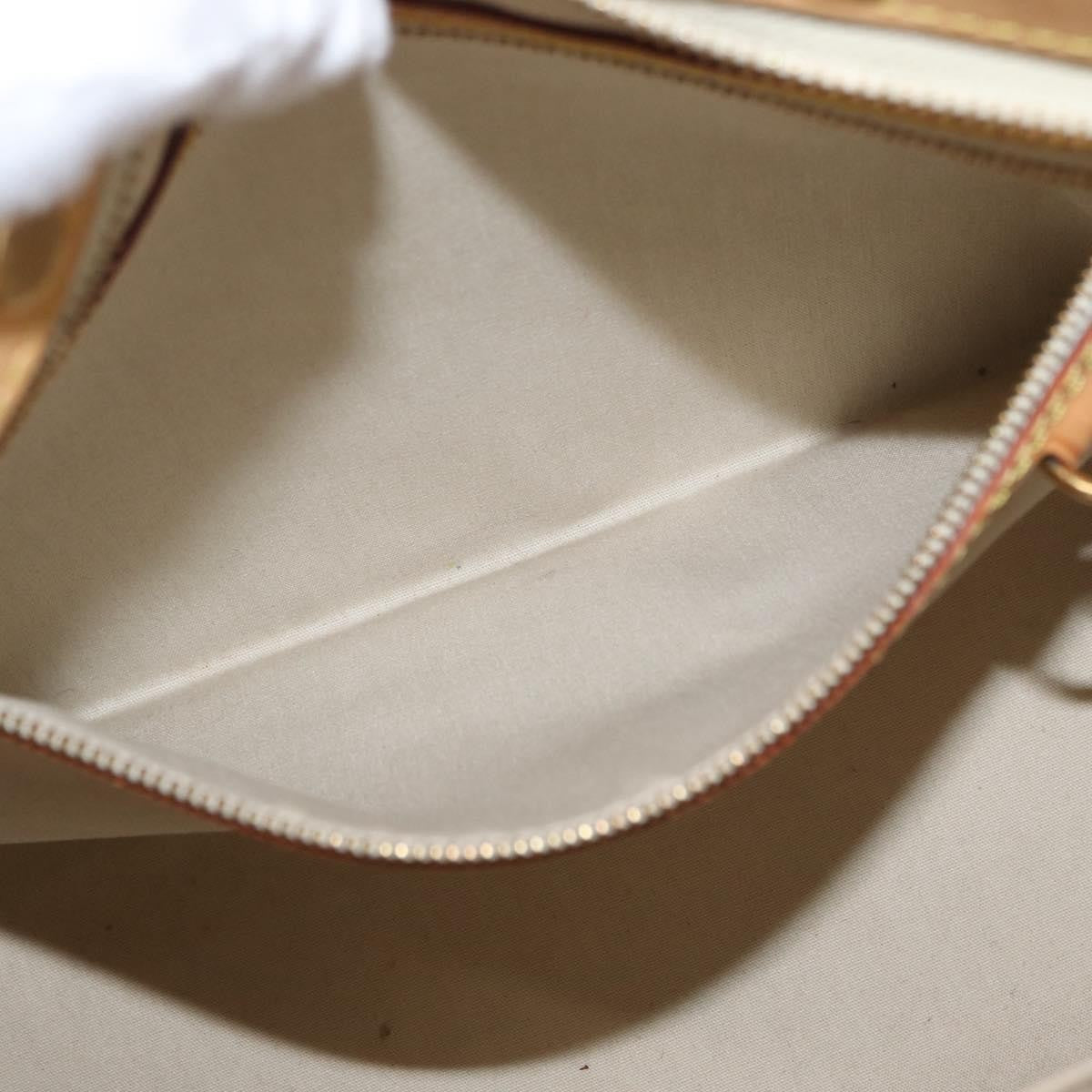 Louis Vuitton Brea Handbag Monogram Vernis, BEIGE, PATENT_LEATHER, Handbag