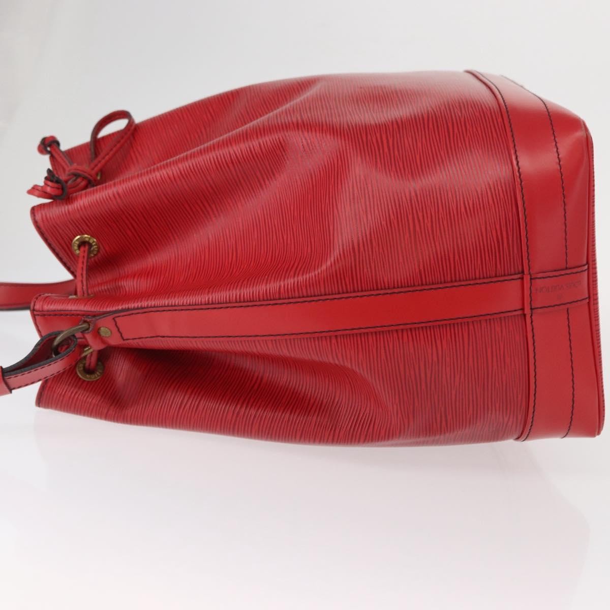 Louis Vuitton Petit Noe NM Handbag Epi Leather, RED, LEATHER, Shoulder bag