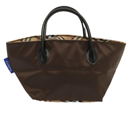 Burberry Nova Check Tote Nylon, BROWN, NYLON, Tote bag
