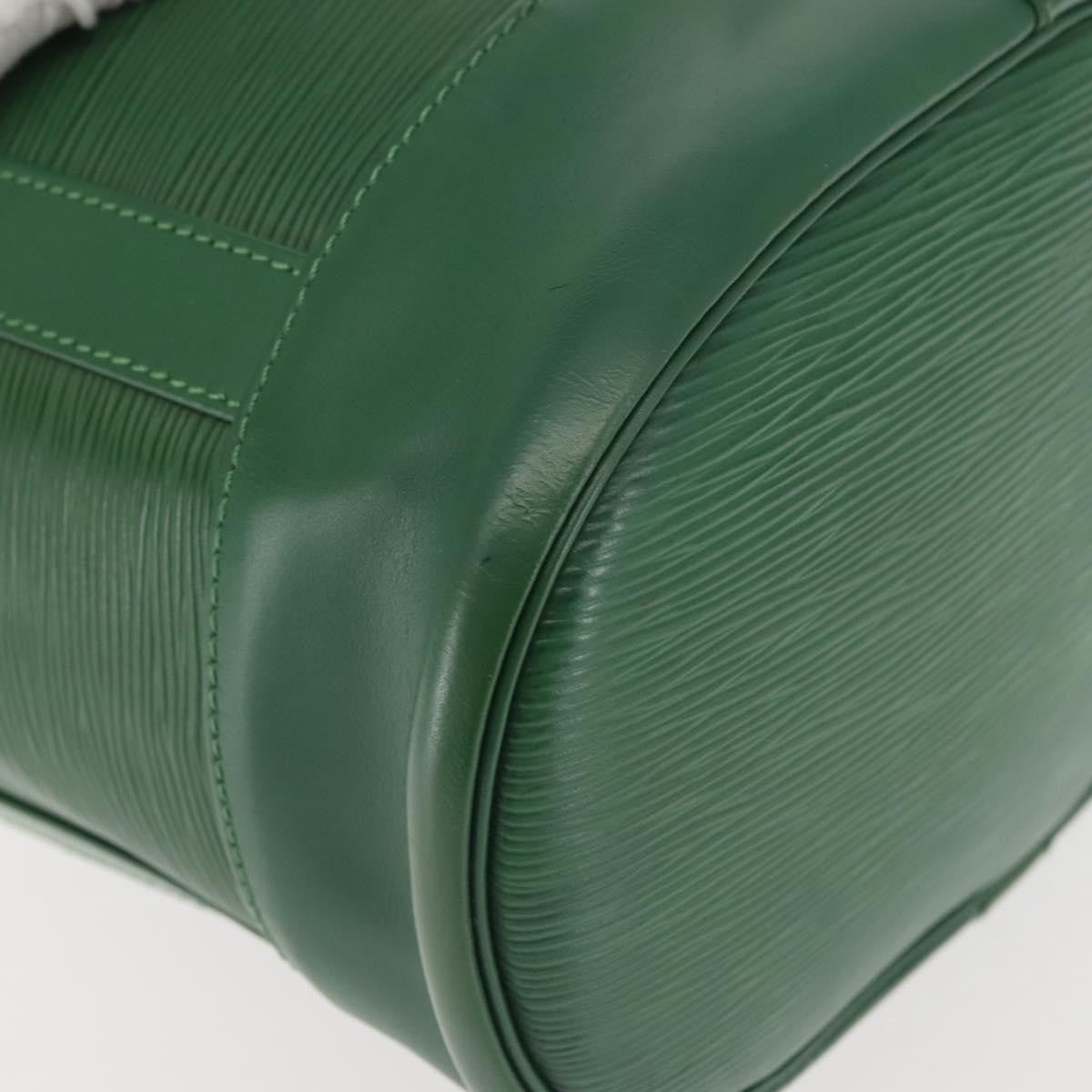 Louis Vuitton Randonnee Backpack Epi Leather, GREEN, LEATHER, Shoulder bag