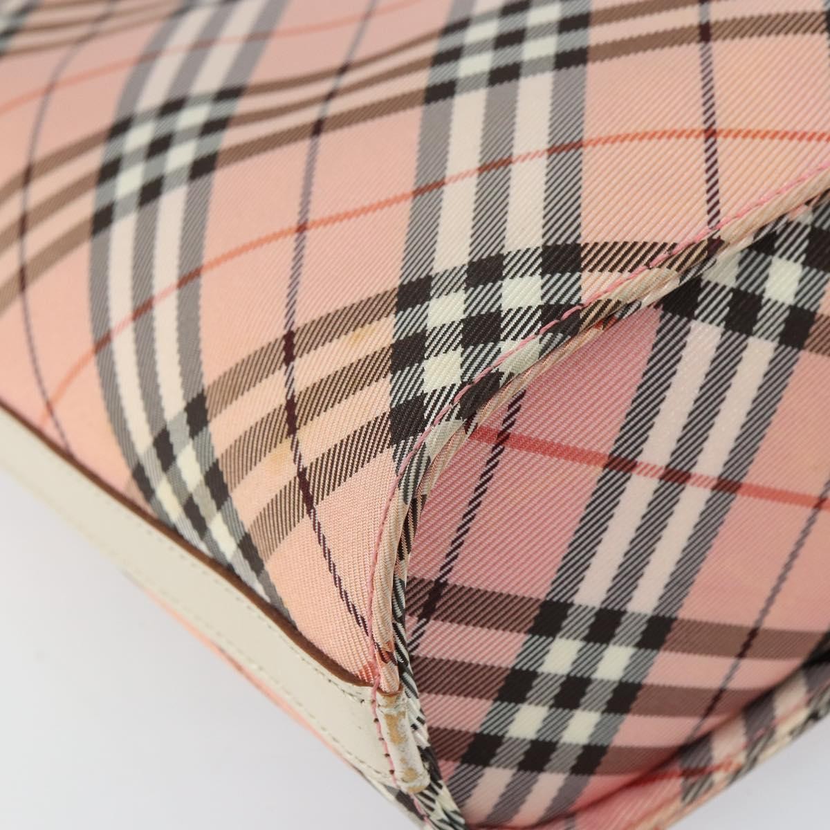 Burberry Nova check Shoulder bag Canvas, PINK, CANVAS, Shoulder bag