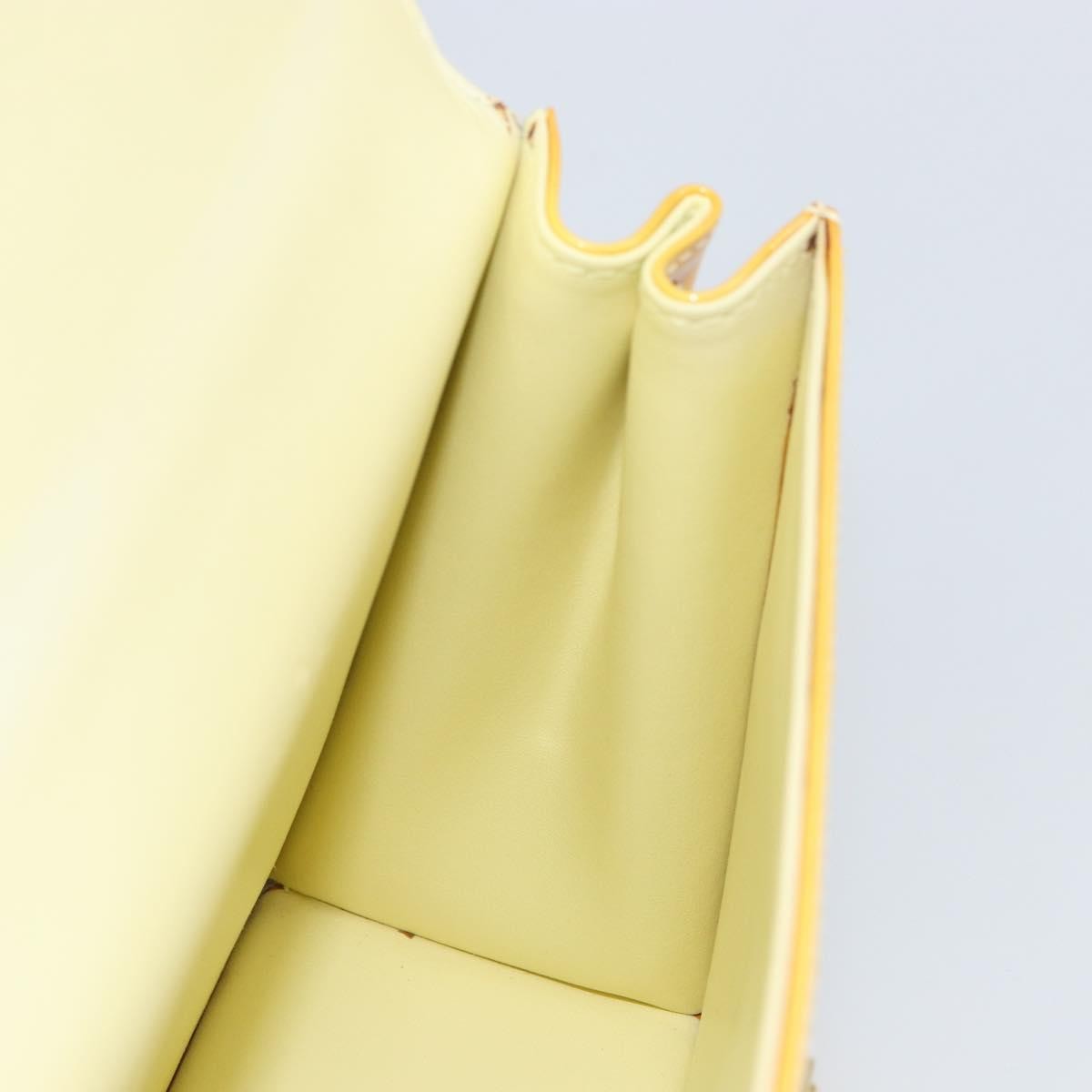 Louis Vuitton Spring Street NM Handbag Patent leather, YELLOW, PATENT_LEATHER, Handbag