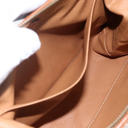 Celine Macadam Pochette Canvas and Leather, BROWN, CANVAS, Clutche & pouche