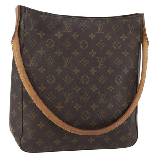 Louis Vuitton Looping Handbag Monogram Canvas, BROWN, CANVAS, Shoulder bag