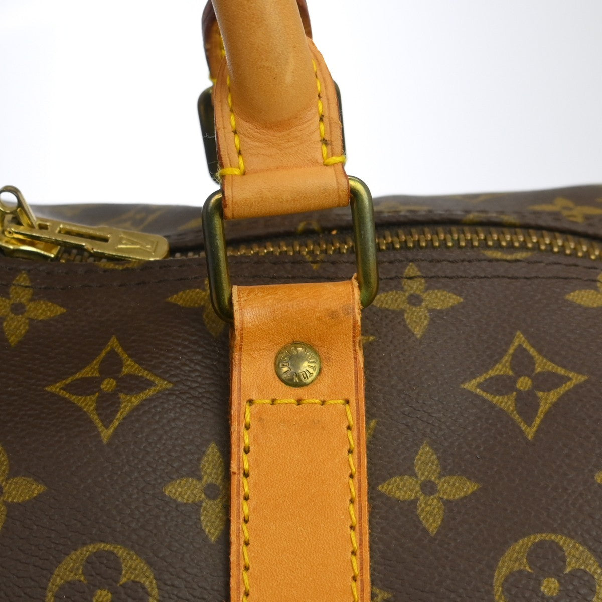 Louis Vuitton Keepall Bandouliere Bag Monogram Canvas, Brown, Canvas, Travel Bag