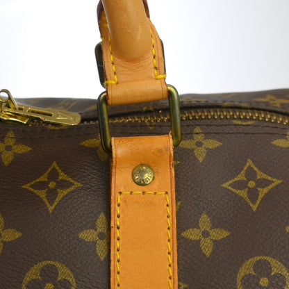 Louis Vuitton Keepall Bandouliere Bag Monogram Canvas, Brown, Canvas, Travel Bag
