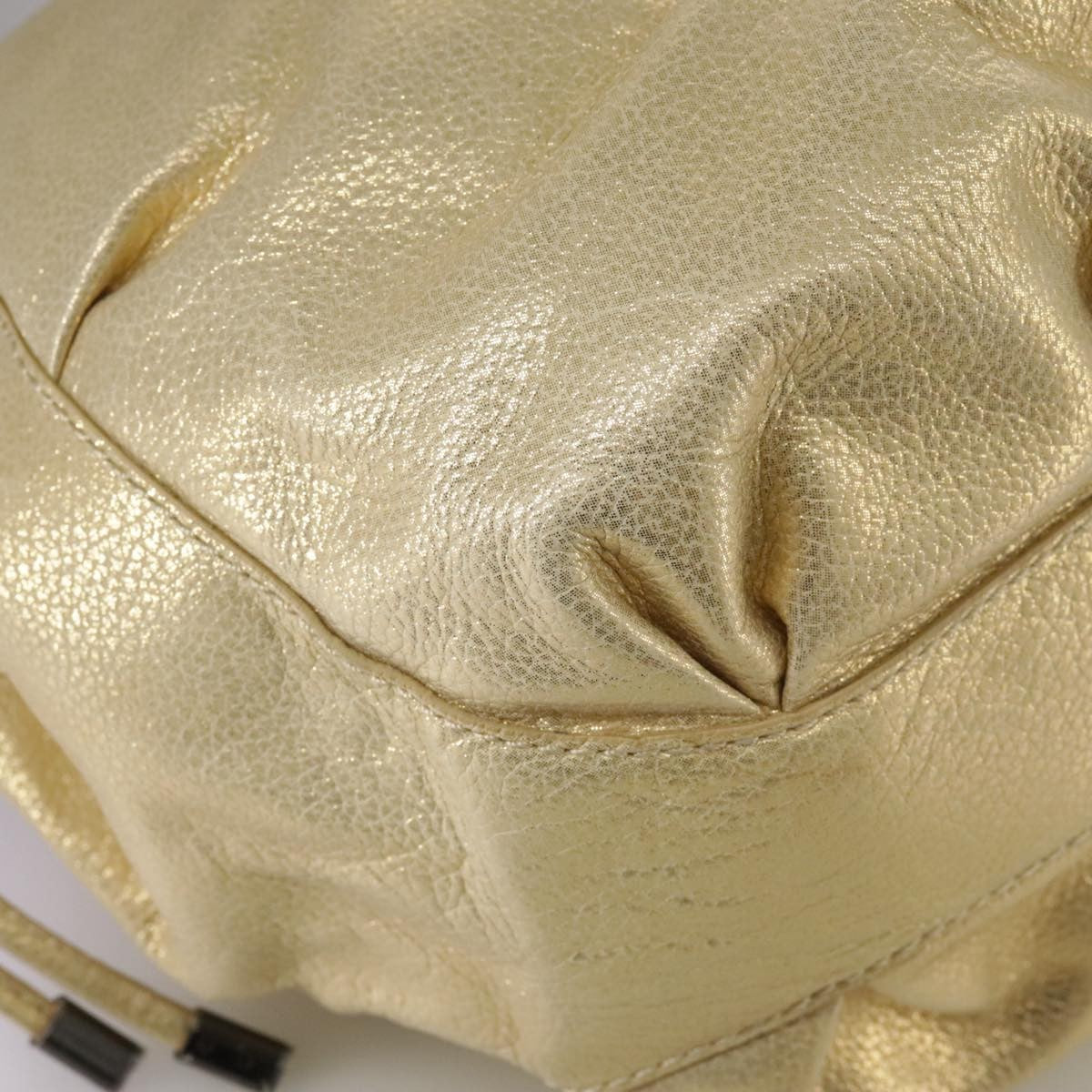 Burberry Blue Label Handbag Leather, GOLD, LEATHER, Handbag