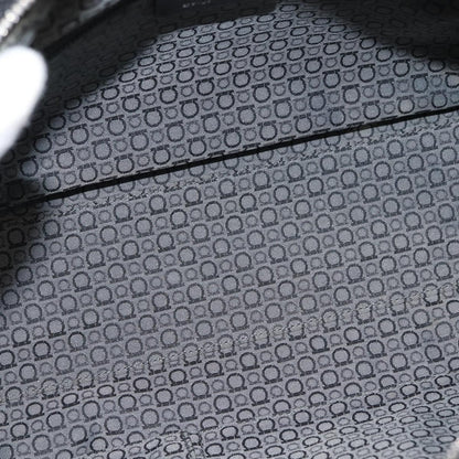 Salvatore Ferragamo Gancini Buckle Shoulder Bag Leather, BLACK, LEATHER, Shoulder bag