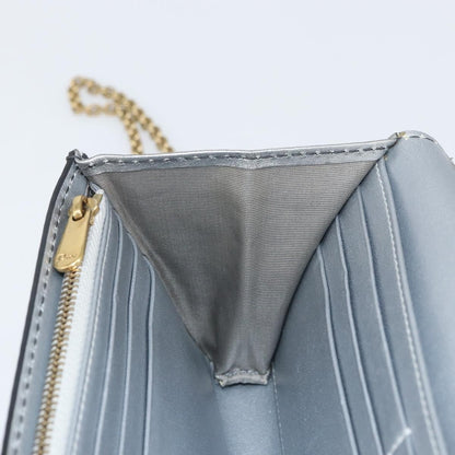 Christian Dior J'Adior Croisiere Chain Wallet Leather, SILVER, LEATHER, Clutche & pouche