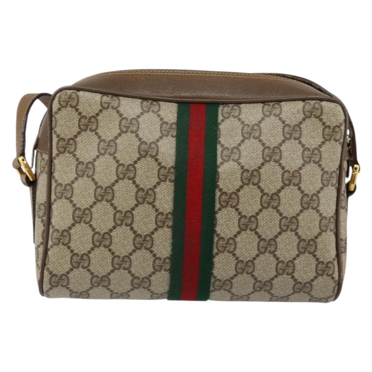 Gucci Ophidia Shoulder Bag GG Coated Canvas, BEIGE, CANVAS, Shoulder bag
