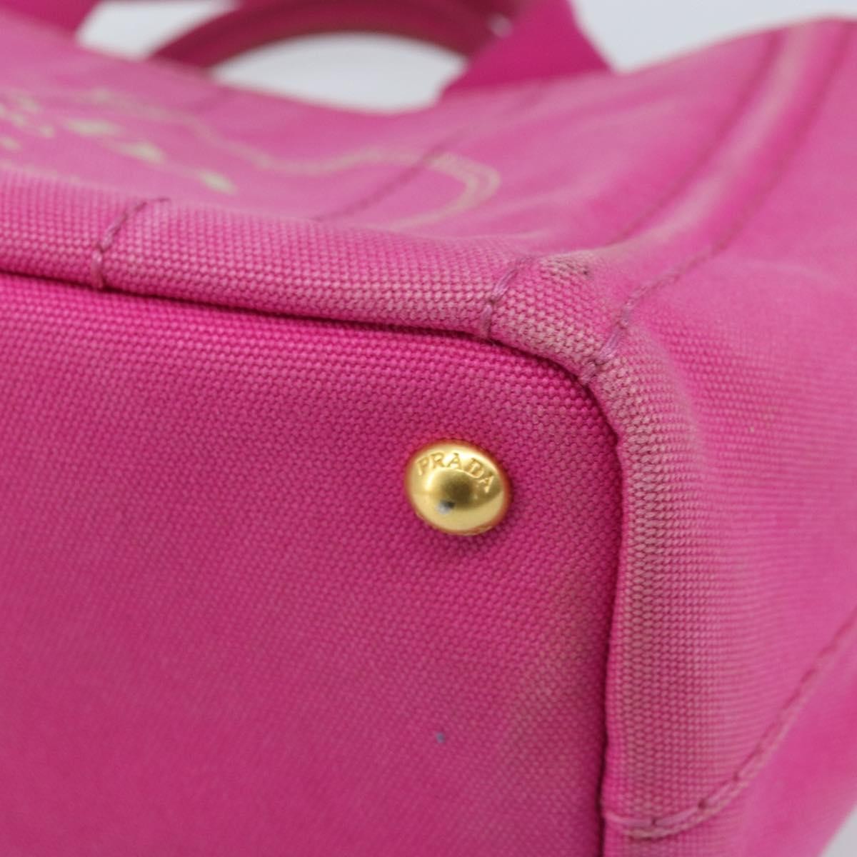 Prada Canapa Tote Canvas, Pink, Canvas, Tote Bag
