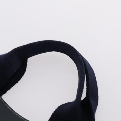 Hermes Valparaiso Bag Toile and Leather, NAVY, CANVAS, Handbag