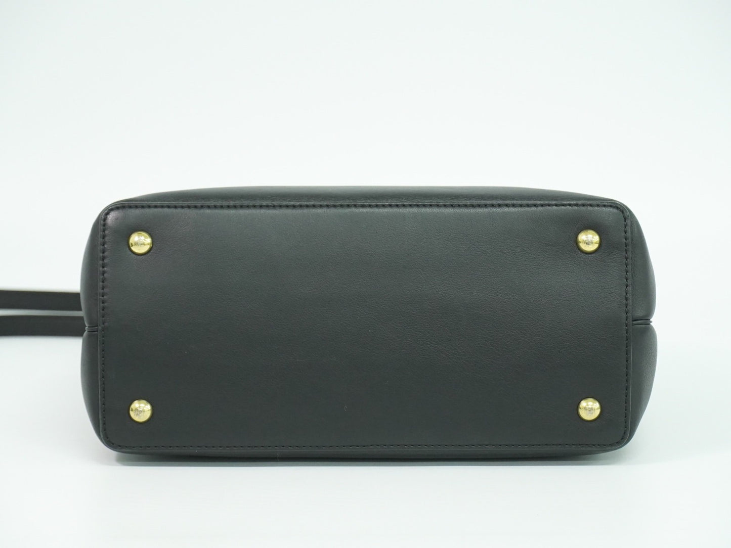 Fendi 2Jours Bag Leather, BLACK, LEATHER, Handbag