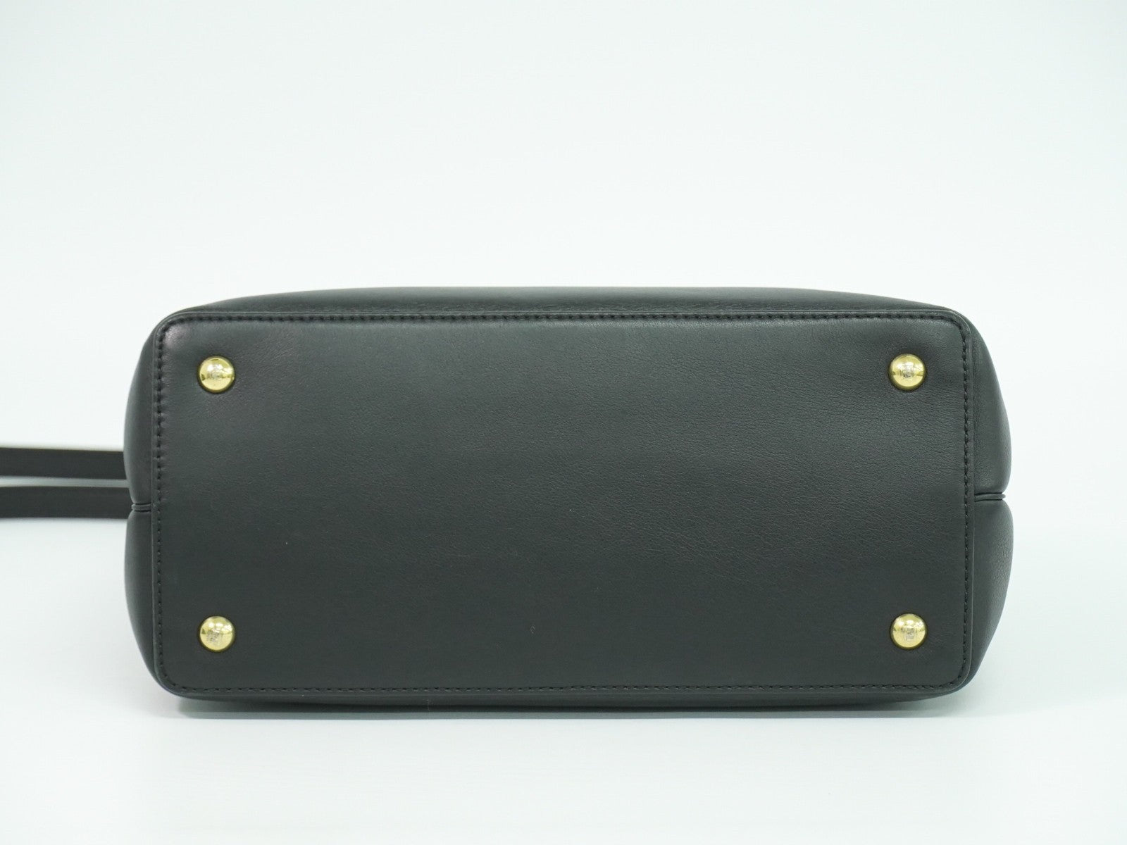 Fendi 2Jours Bag Leather, BLACK, LEATHER, Handbag
