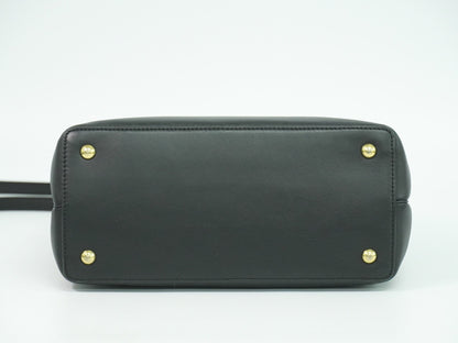 Fendi 2Jours Bag Leather, BLACK, LEATHER, Handbag