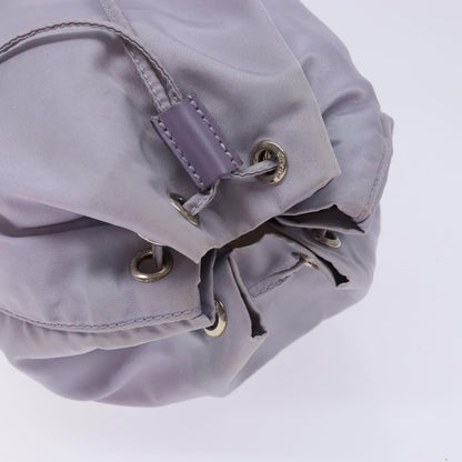Prada Vela Drawstring Bucket Pouch Tessuto, Purple, Nylon, Clutch