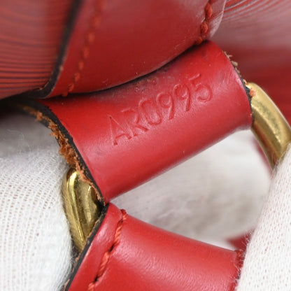 Louis Vuitton Noe Handbag Epi Leather, RED, LEATHER, Shoulder bag