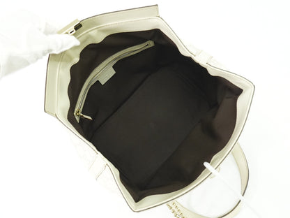 Gucci Treasure Tote Guccissima Leather, ECRU, LEATHER, Handbag