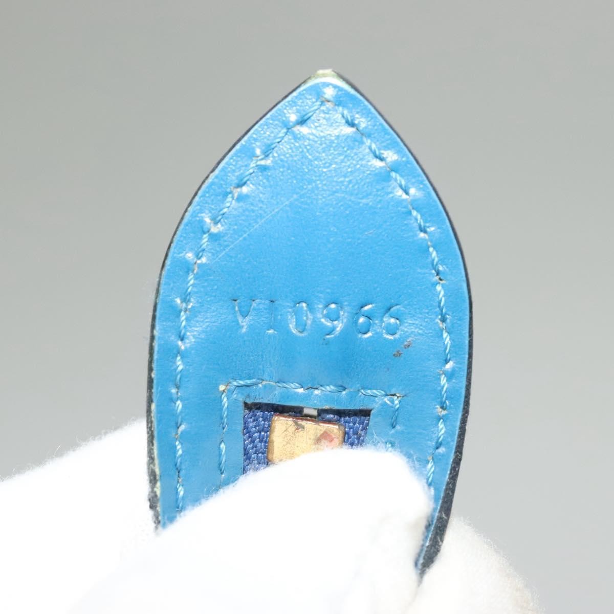 Louis Vuitton Saint Jacques Handbag Epi Leather, BLUE, LEATHER, Handbag