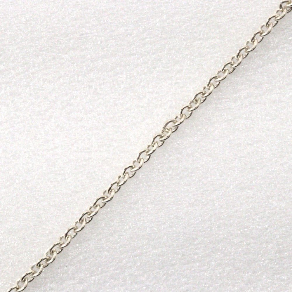 Tiffany & Co. Elsa Peretti Open Heart Pendant Necklace Sterling Silver, SILVER, SILVER, Necklace