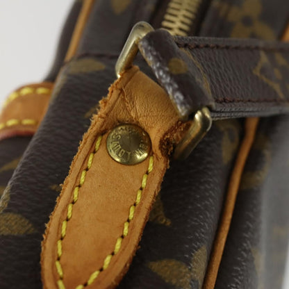 Louis Vuitton Danube Handbag Monogram Canvas, BROWN, CANVAS, Shoulder bag