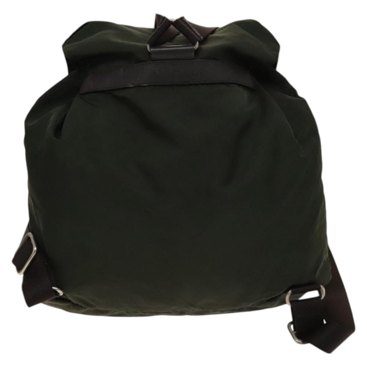 Prada Sac à dos Re-nylon nylon, KHAKI, NYLON, Backpack