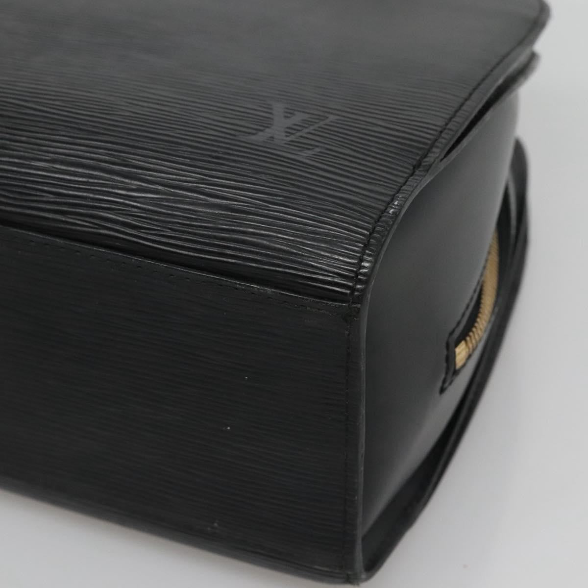 Louis Vuitton Pont Neuf Handbag Epi Leather, BLACK, LEATHER, Handbag