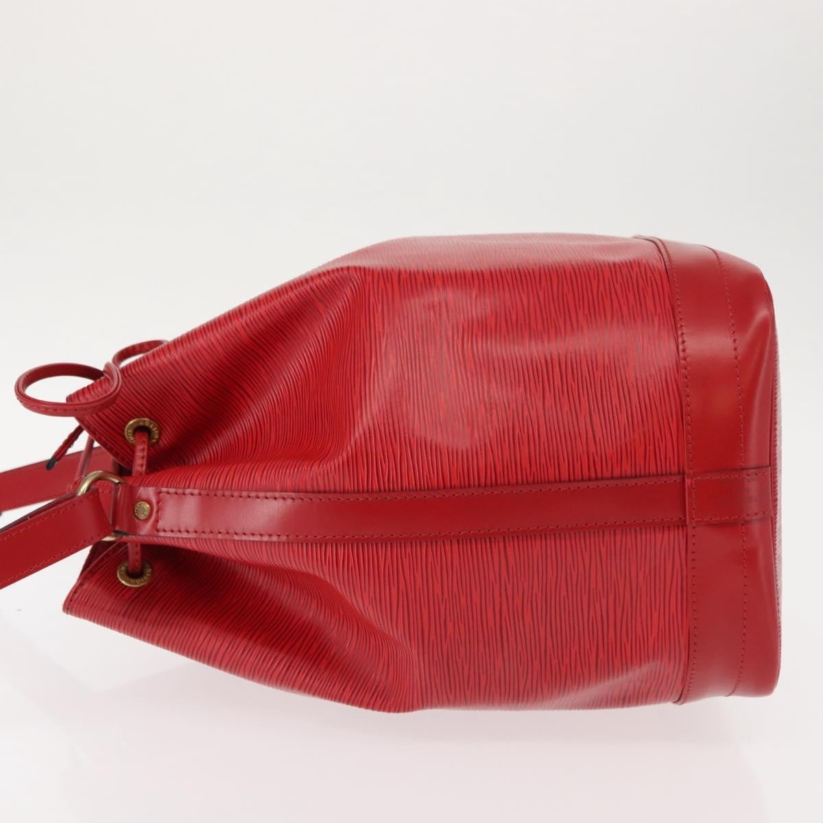 Louis Vuitton Noe Handbag Epi leather, RED, LEATHER, Shoulder bag
