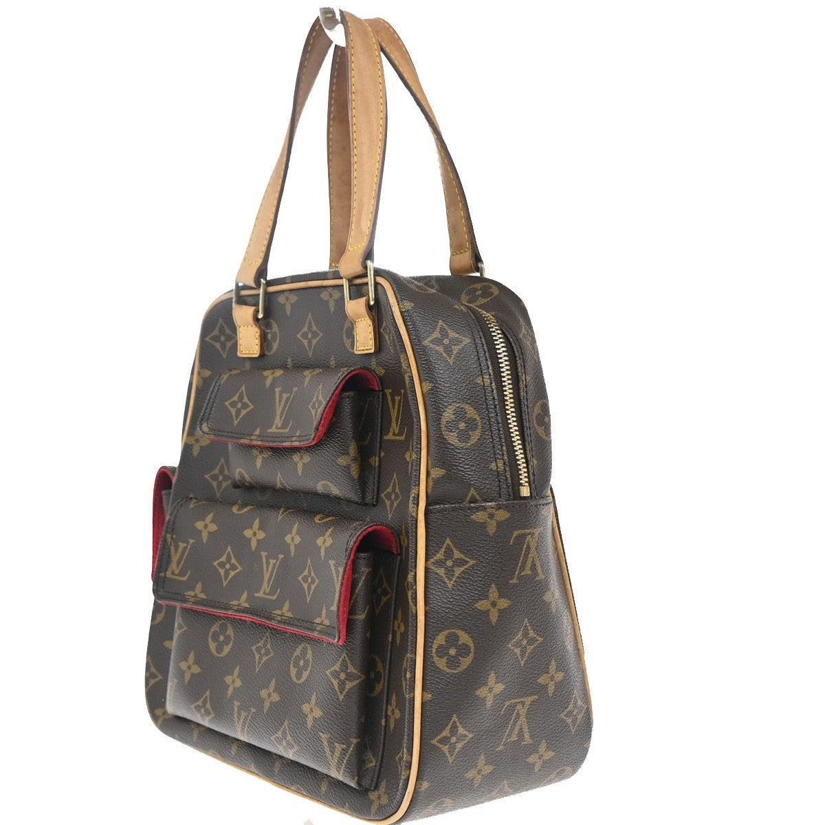 Louis Vuitton Excentri-Cite Handbag Monogram Canvas, BROWN, CANVAS, Handbag