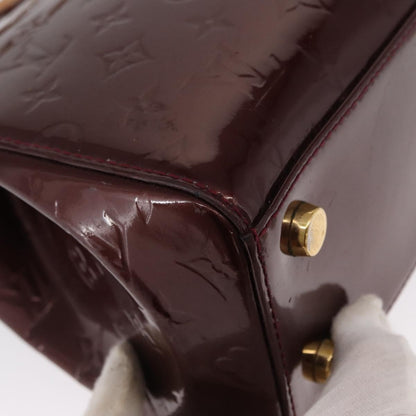 Louis Vuitton Brea Handbag Monogram Vernis, BURGUNDY, PATENT_LEATHER, Handbag