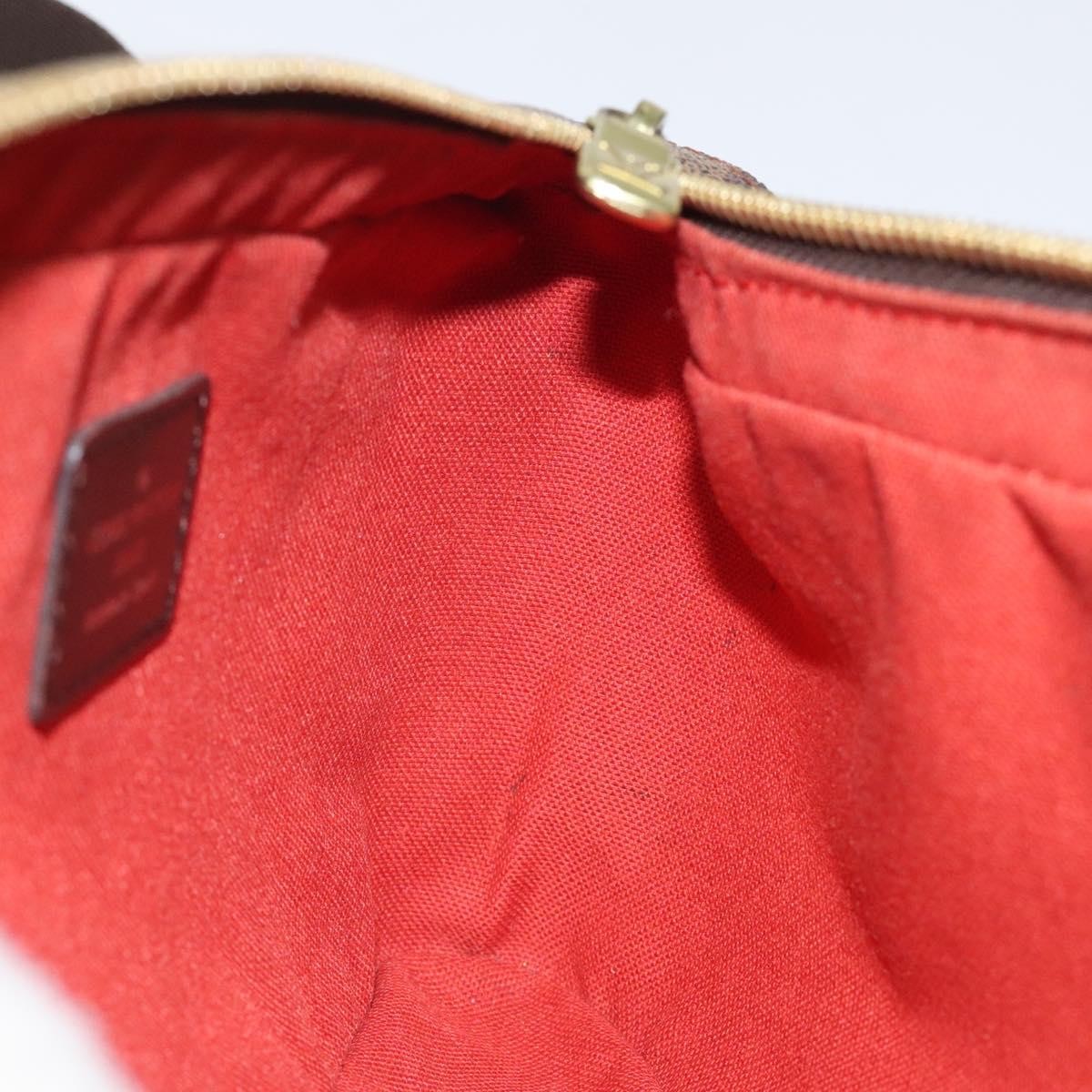 Louis Vuitton Geronimos Waist Bag Damier, BROWN, CANVAS, Travel bag